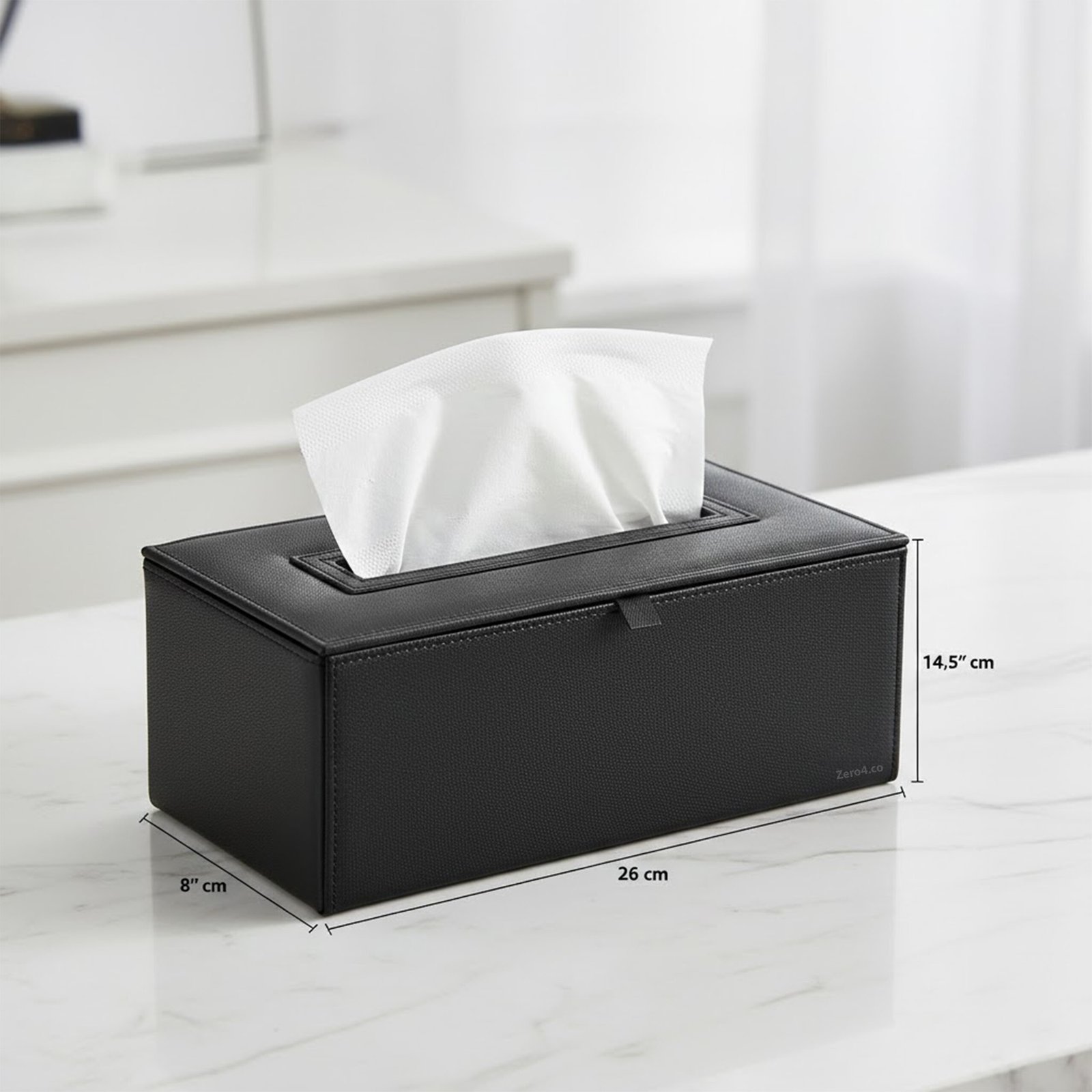 Leather Tissue box - Image 4