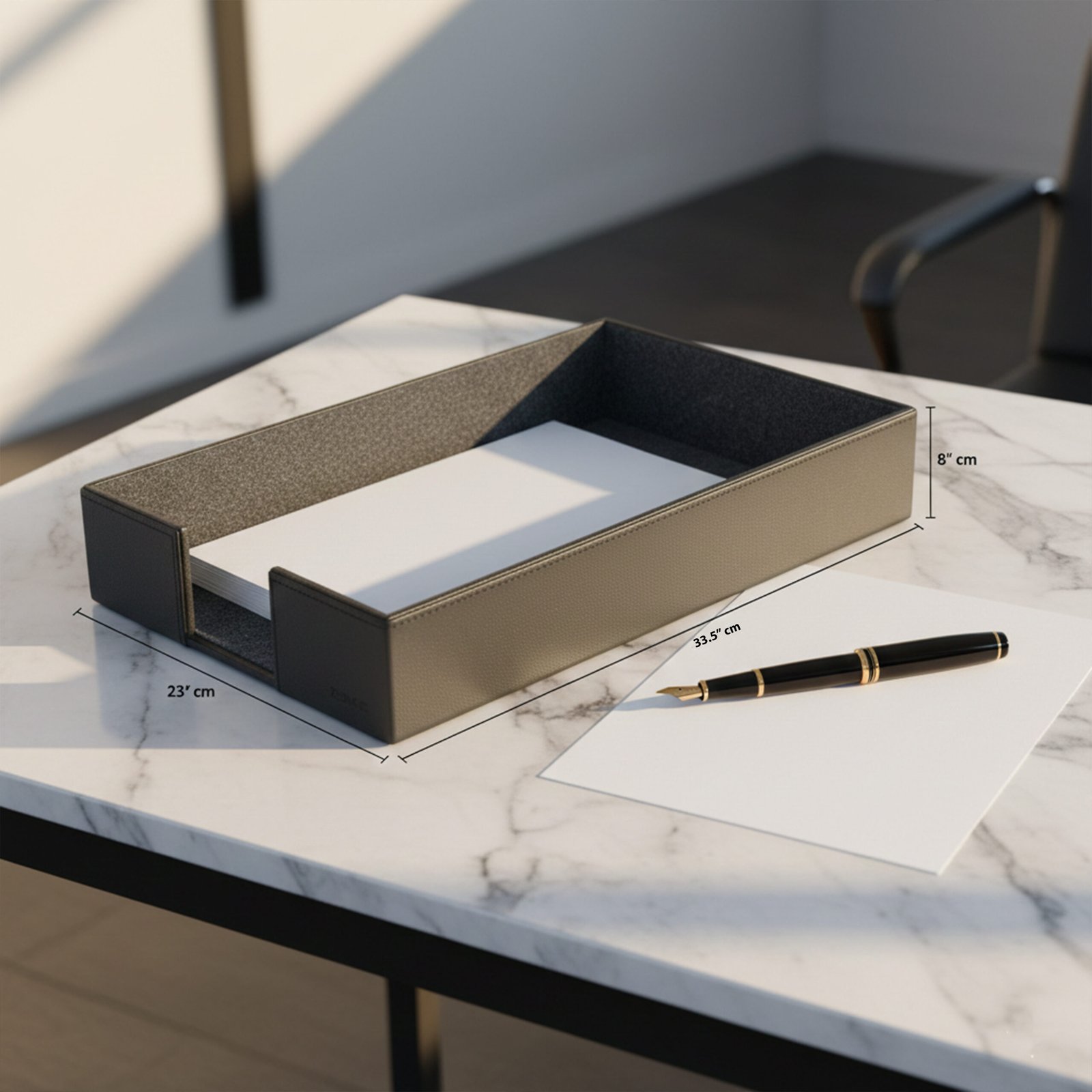 Leather Tray A4 - Image 6