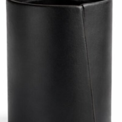 Leather Waste Basket / Trash Bin